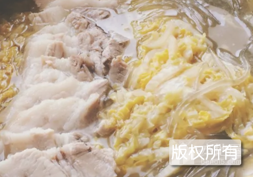 酸菜白肉