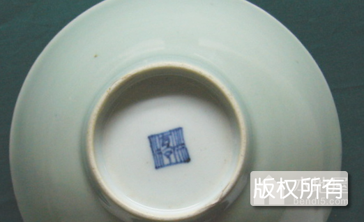 应县豆青碗