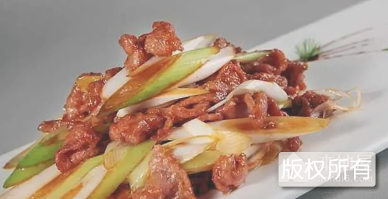 葱扒羊肉