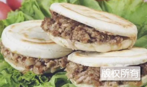 夹肉饼