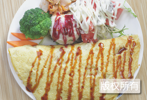 美极海鲜蛋包饭