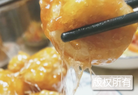 拔丝白薯球