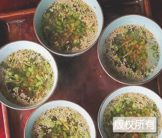 熏豆茶