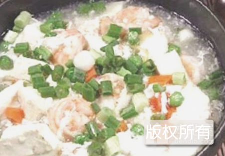 雪花豆腐
