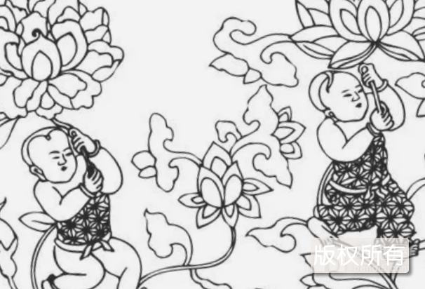 民间手绘画