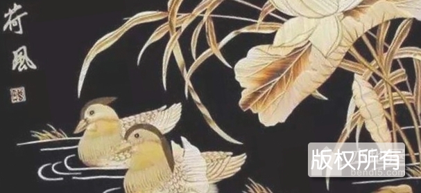 林甸芦苇画
