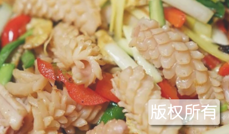 油爆鲜鱿鱼