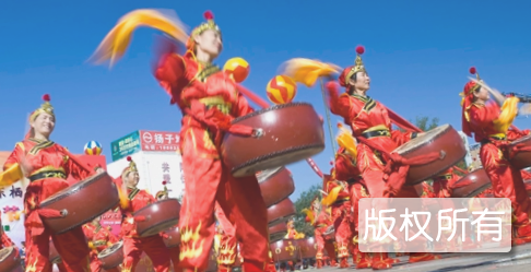 栖霞八卦鼓舞