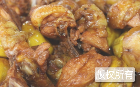 天师板栗烧土鸡