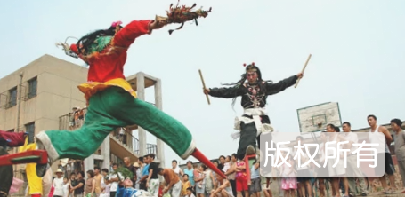海下文武高跷