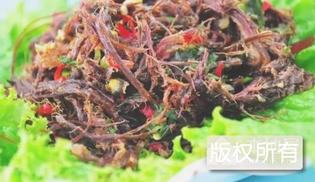 柠檬干巴丝