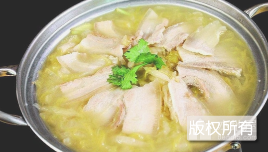 酸菜籴白肉