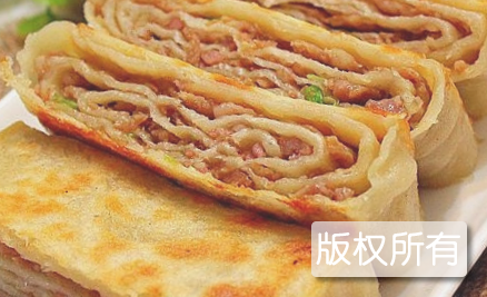 葱香千层肉饼