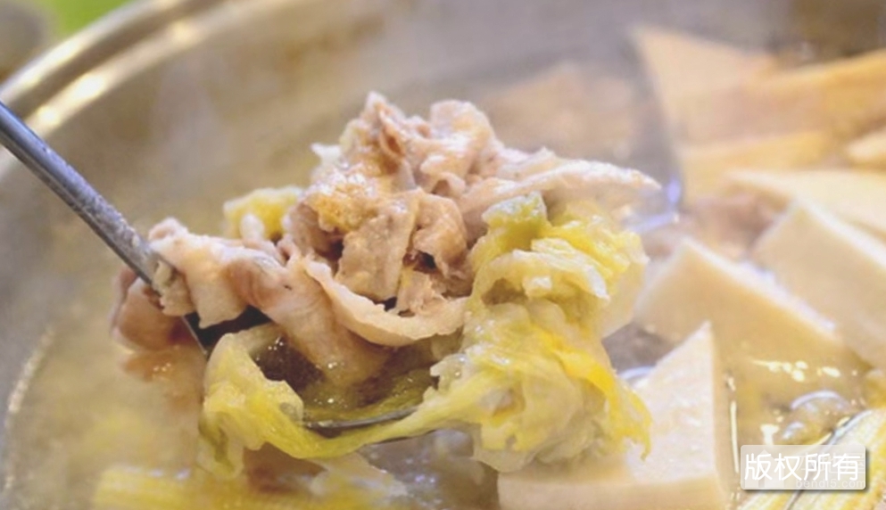 酸菜白肉火锅