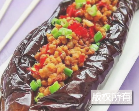 蒜香烤茄子