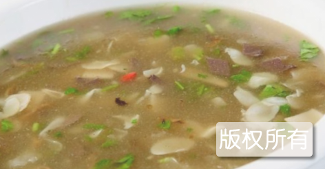 酸辣乌蛋汤