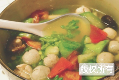 刘子模三鲜丸子汤