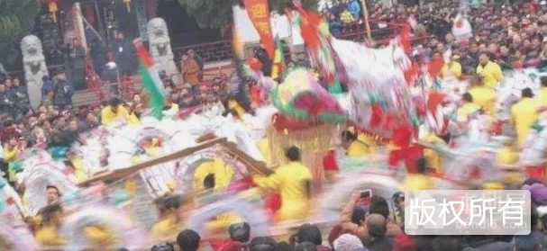 陡岗板龙灯