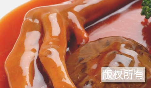 北菇扣鹅掌