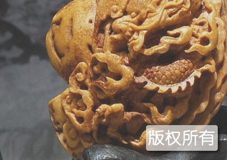 桃核雕刻