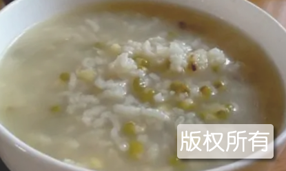 杏仁绿豆粥