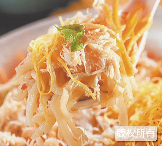 菊花鸡丝