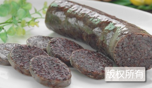 中心镇血肠