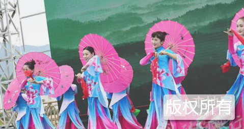商城花伞舞