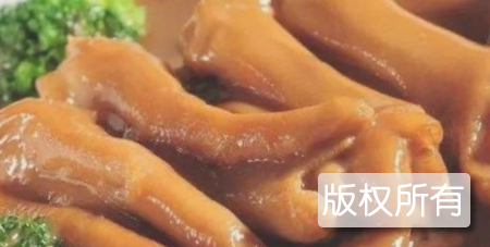 陈皮烤鹅掌