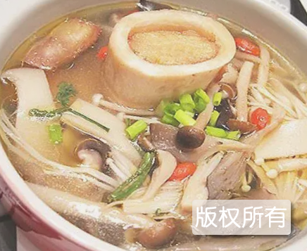 沙锅牛线汤