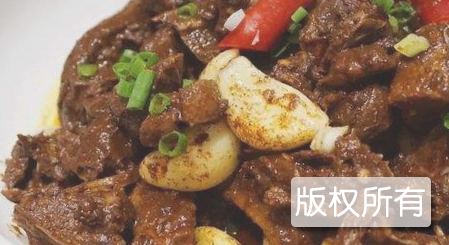 子姜炒血鸭