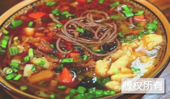 羊血冒饸饹