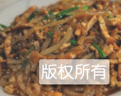 粉条豆腐丝