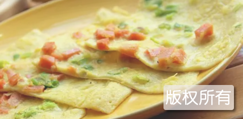 葱烧火腿饼