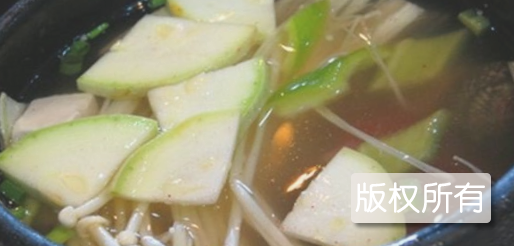 大酱素菜汤