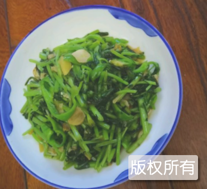 青椒蒿菜