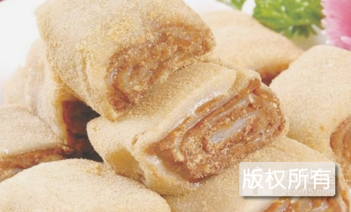 沾豆面糕
