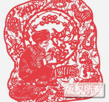 大桥剪纸