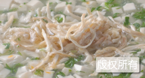 鸡丝豆腐脑