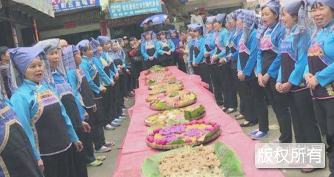 东兰壮族分担饭风俗