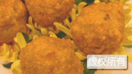 菊花炸鱼球