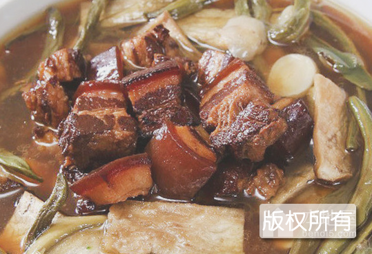 红焖肉炖干菜