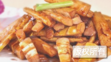 酱汁春笋块
