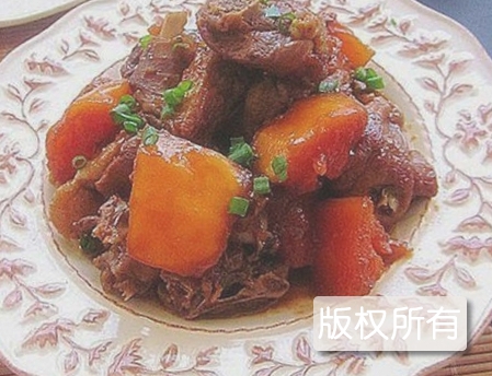 木瓜焖鸭