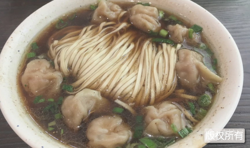 虾籽饺面