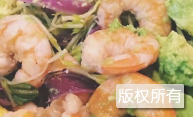 玫瑰沙拉虾