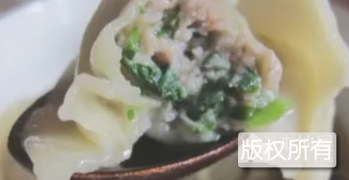 香菜馅儿馄饨
