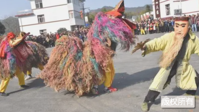 宜丰牌楼神狮舞