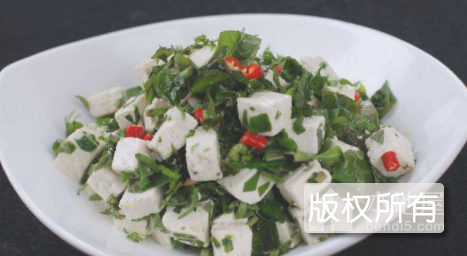 香椿拌豆腐