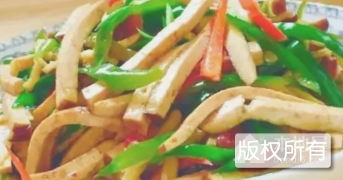 小炒豆干